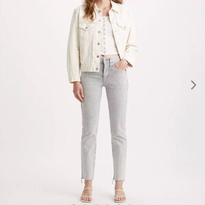 Levi’s high rise slim straight jeans